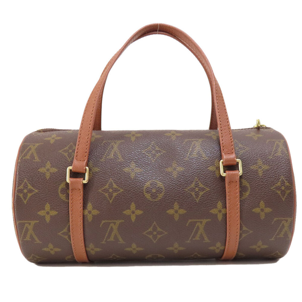 Louis Vuitton Papillon Handbag Canvas Monogram Brown